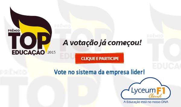Leia mais sobre o artigo Participe do Prêmio TOP Educação 2015 e vote no sistema da empresa líder!
