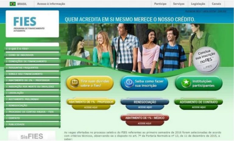Leia mais sobre o artigo Fies muda regras para facilitar preenchimento de vagas