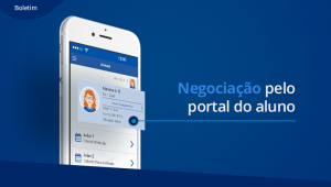 Boletim -Negociação pelo portal do aluno